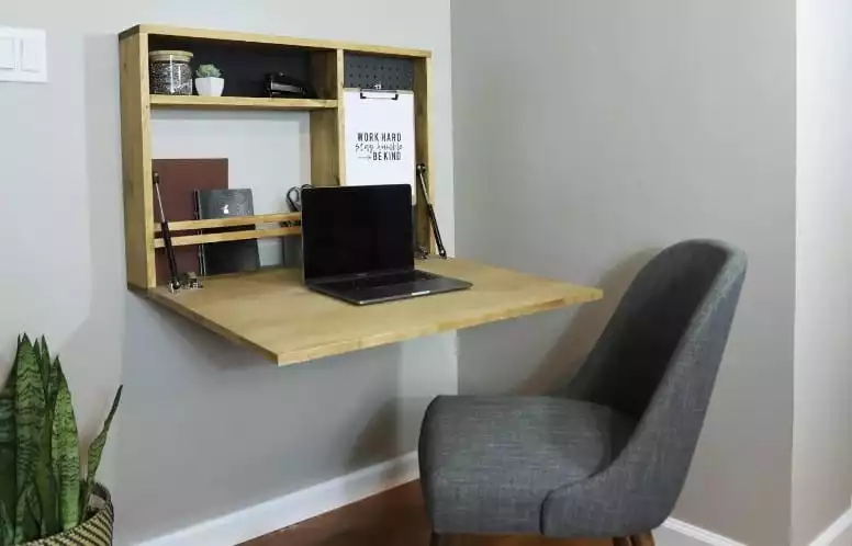 DIY Fold-Down Wall Desk Ideas